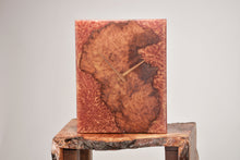 Load image into Gallery viewer, Beautiful Australian root walnut and gold copper epoxy resin wall clock