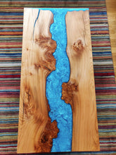Load image into Gallery viewer, Epoxy resin live edge, Elm, Oak, Walnut, Poplar mappa, Maple, Olive wood, Custom Order table, Waney edge wood dinning and coffee table