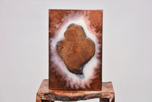 Load image into Gallery viewer, Creative holm oak wood slice wall Art Decor and light, handcrafted, wall hanging, Epoxy resin art