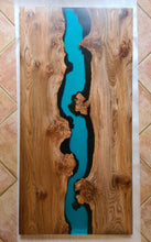 Load image into Gallery viewer, Epoxy resin live edge, Elm, Oak, Walnut, Poplar mappa, Maple, Olive wood, Custom Order table, Waney edge wood dinning and coffee table