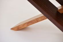 Load image into Gallery viewer, Mint resin with Scottish Elm wooden coffee table