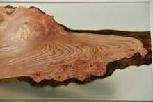 Load image into Gallery viewer, Mint resin with Scottish Elm wooden coffee table
