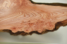 Load image into Gallery viewer, Mint resin with Scottish Elm wooden coffee table