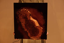 Load image into Gallery viewer, Wooden wall Art Decor and light, handcrafted, wall hanging, resin art, Scottish Elm, LED lights.