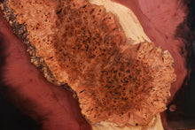 Load image into Gallery viewer, Wooden wall Art Decor and light, handcrafted, wall hanging, resin art, Scottish Elm, LED lights.