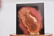 Load image into Gallery viewer, Wooden wall Art Decor and light, handcrafted, wall hanging, resin art, Scottish Elm, LED lights.