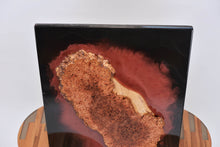 Load image into Gallery viewer, Wooden wall Art Decor and light, handcrafted, wall hanging, resin art, Scottish Elm, LED lights.