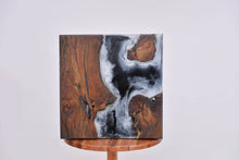Load image into Gallery viewer, English oak wall Art Decor and light, handcrafted, wall hanging, resin art.