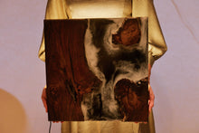 Load image into Gallery viewer, English oak wall Art Decor and light, handcrafted, wall hanging, resin art.