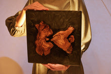 Load image into Gallery viewer, Olive wood wall Art Decor and light, handcrafted, wall hanging, resin art.