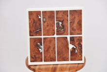 Load image into Gallery viewer, Burl Scottish Elm wall Art Decor and light, handcrafted, wall hanging, resin art.
