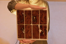 Load image into Gallery viewer, Burl Scottish Elm wall Art Decor and light, handcrafted, wall hanging, resin art.