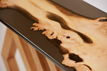 Load image into Gallery viewer, Handmade console table with English purl oak and resin top