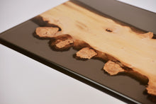 Load image into Gallery viewer, Handmade console table with English purl oak and resin top