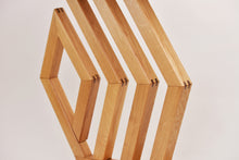 Load image into Gallery viewer, Handmade console table with English purl oak and resin top