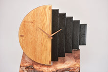 Load image into Gallery viewer, Creative English oak hanging wall clock.