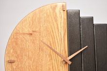 Load image into Gallery viewer, Creative English oak hanging wall clock.