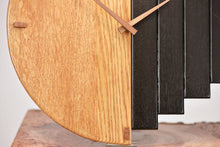 Load image into Gallery viewer, Creative English oak hanging wall clock.