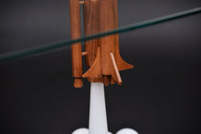 Load image into Gallery viewer, 3D Concept oval glass coffee table with amazing base.