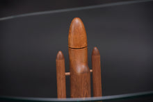 Load image into Gallery viewer, 3D Concept oval glass coffee table with amazing base.