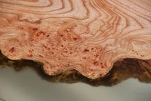 Load image into Gallery viewer, Mint resin with Scottish Elm wooden coffee table
