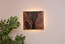Load image into Gallery viewer, Wall Art Decor and light, handcrafted, wall hanging, resin art, LED light.
